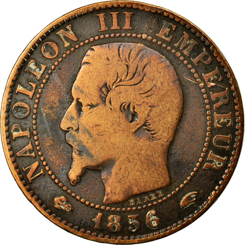Munten, Frankrijk, Napoleon III, Napoléon III, 5 Centimes, 1856, Paris, ZG+