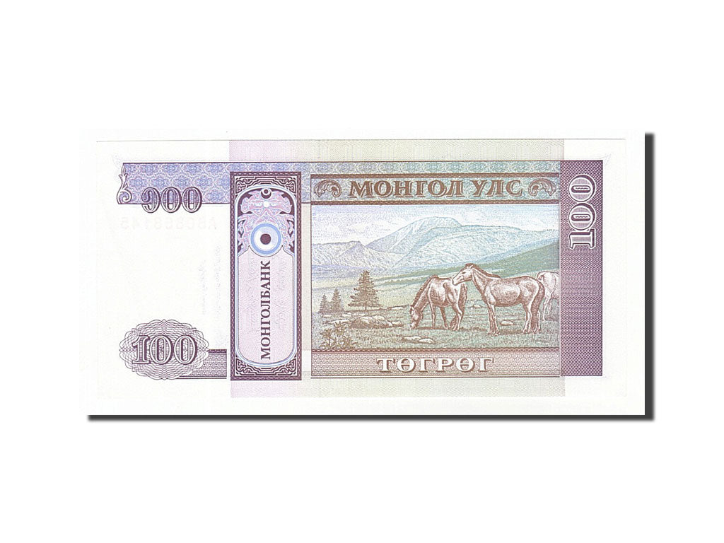 Banknote, Mongolia, 100 Tugrik, 1993, UNC(63)
