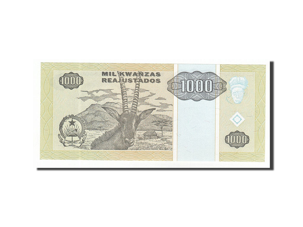 Banknote, Angola, 1000 Kwanzas Reajustados, 1995, 1995-05-01, UNC(65-70)