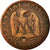 Moneda, Francia, Napoleon III, Napoléon III, 5 Centimes, 1855, Marseille, BC