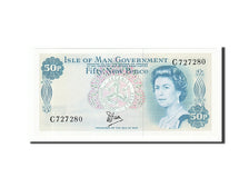 Isle of Man, 50 New Pence, KM #33a, UNC(65-70), C727280