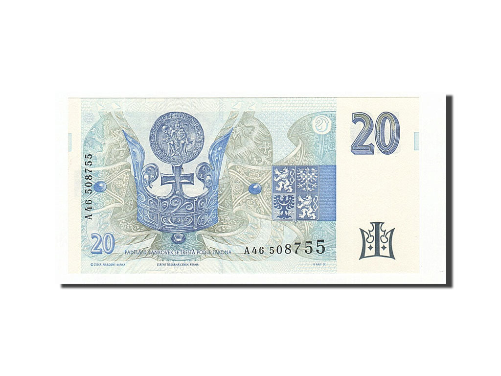Repubblica Ceca, 20 Korun, 1994, FDS