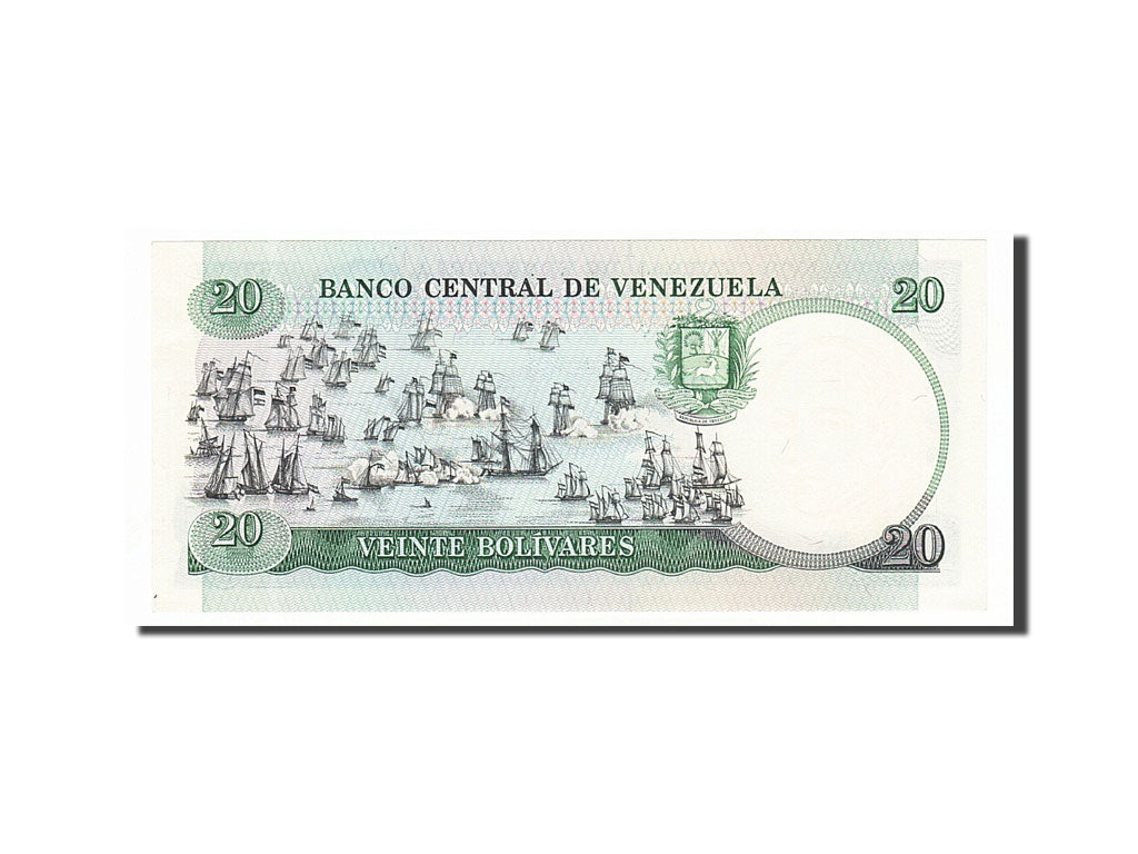 Venezuela, 20 Bolivares type Urdaneta