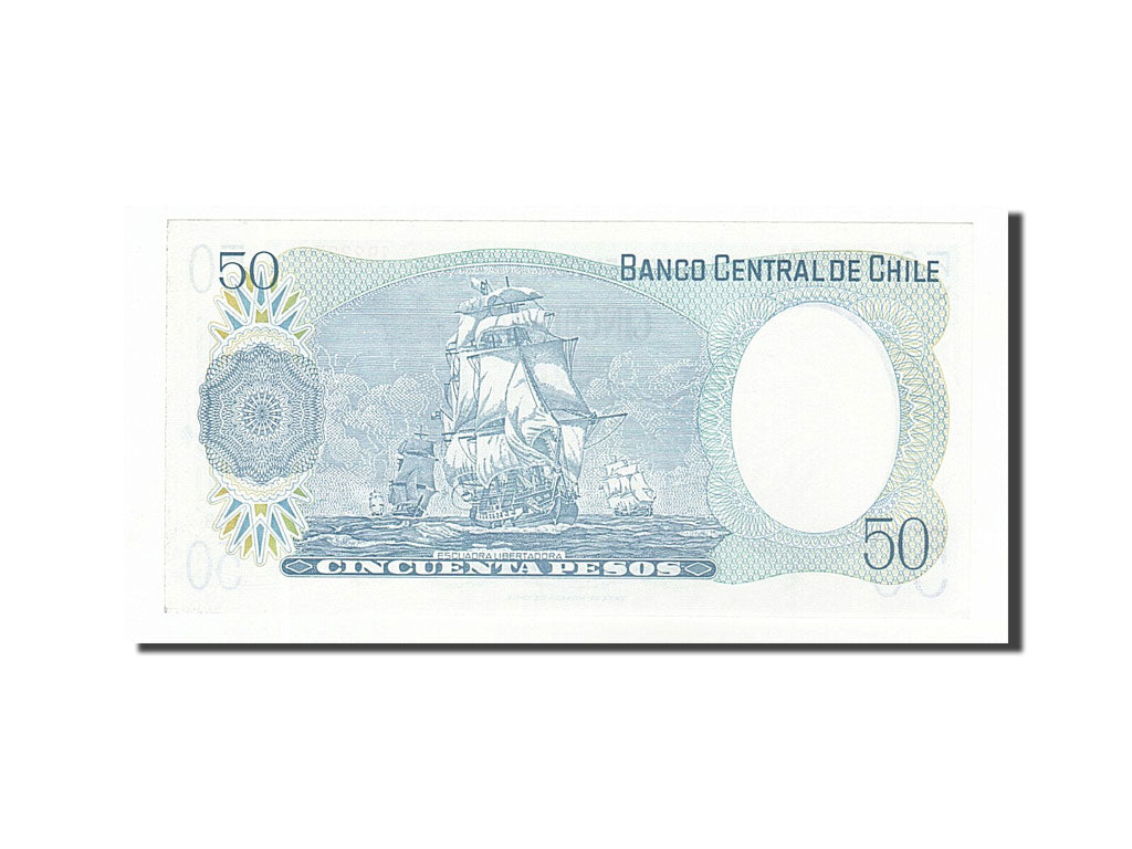 Chile, 50 Pesos, 1981, KM #151b, UNC(65-70), 1922272