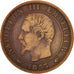 Coin, France, Napoleon III, Napoléon III, 5 Centimes, 1853, Paris, VF(20-25)