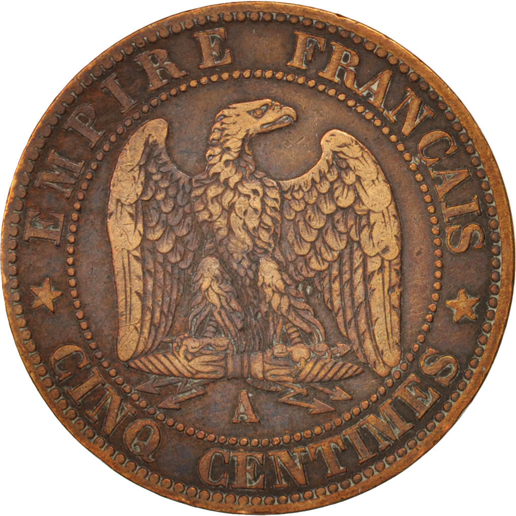 Coin, France, Napoleon III, Napoléon III, 5 Centimes, 1853, Paris, VF(20-25)