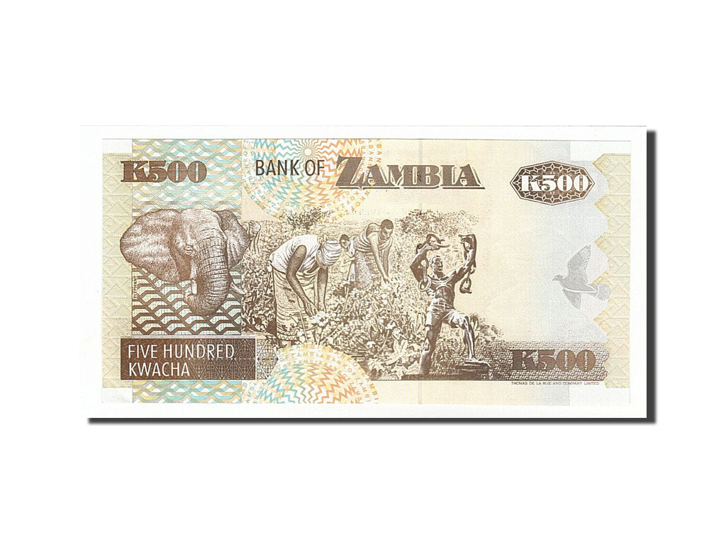 Banknote, Zambia, 500 Kwacha, 1992, UNC(65-70)