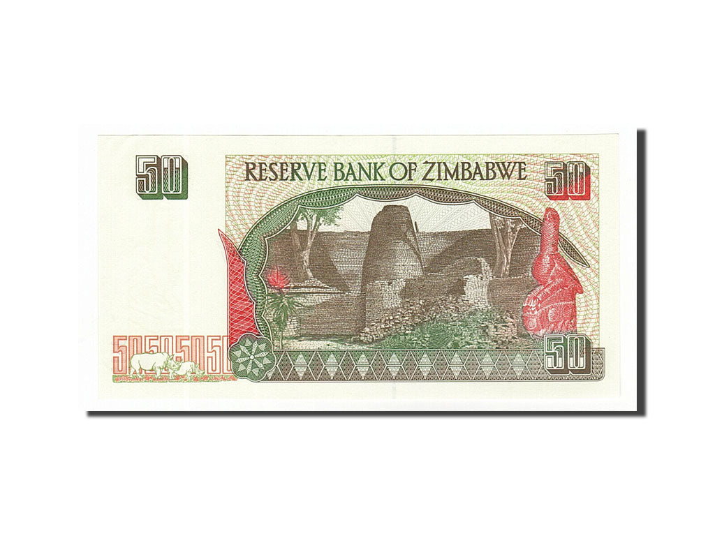 Zimbabwe, 50 Dollars, 1994, KM #8a, UNC(65-70), EA5017683