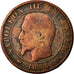 Moneta, Francja, Napoleon III, Napoléon III, 5 Centimes, 1853, Rouen, F(12-15)