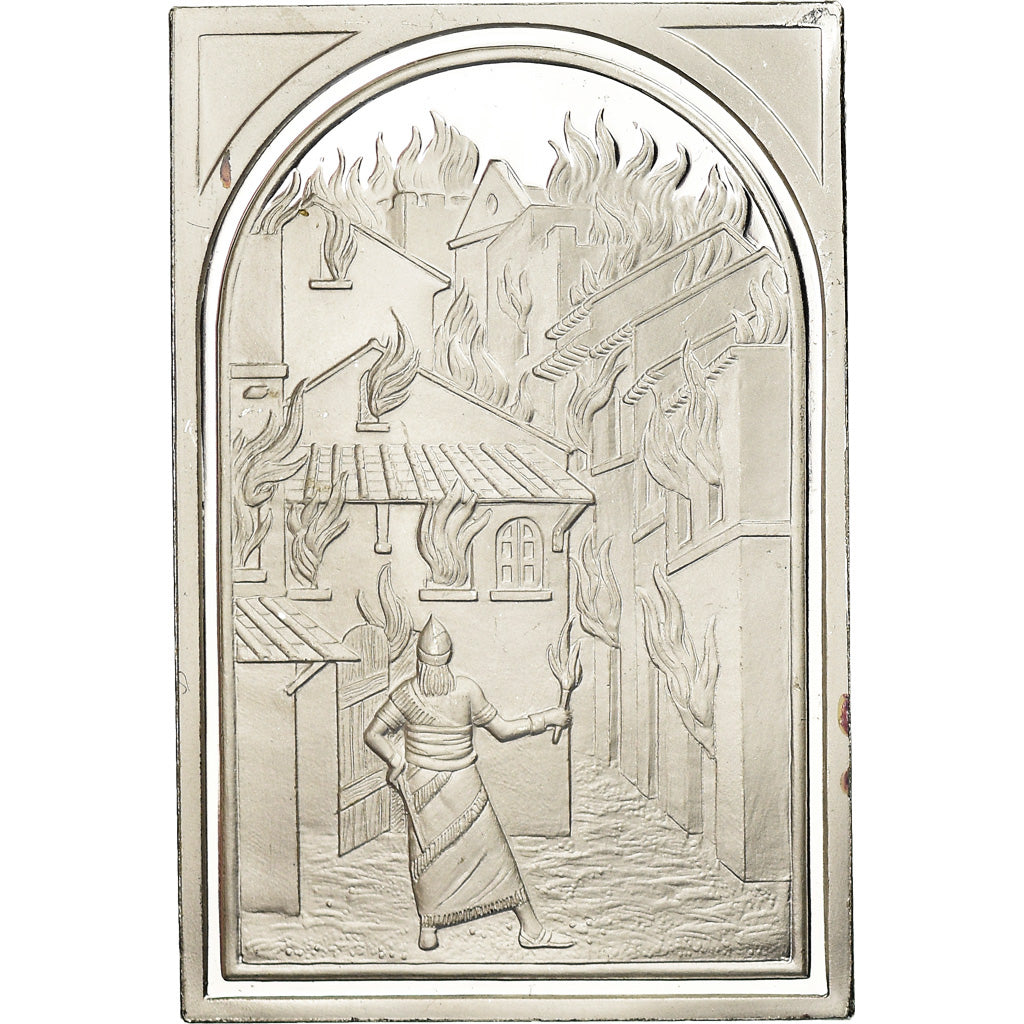 Vatican, Medal, Institut Biblique Pontifical, Jérusalem en Feu, Religions &