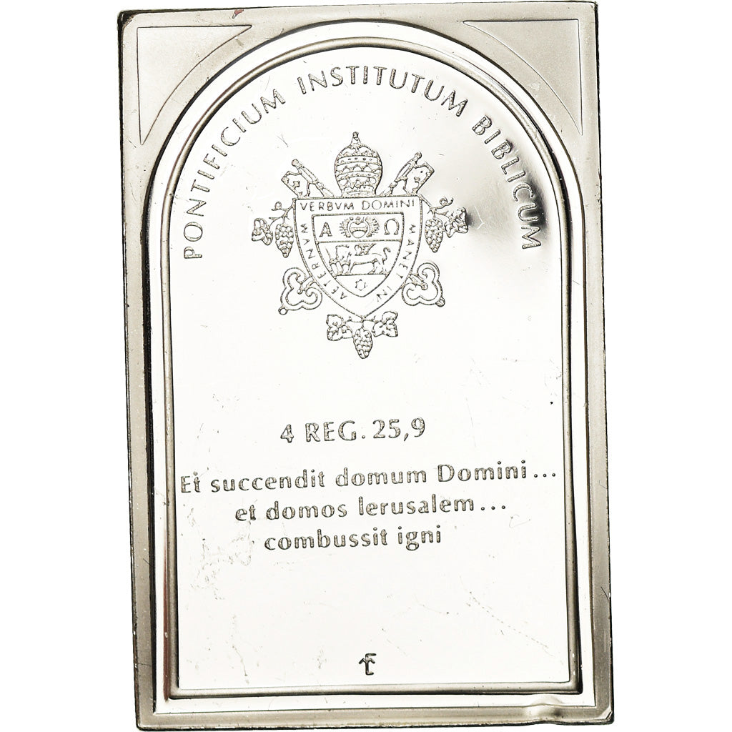 Vatican, Medal, Institut Biblique Pontifical, Jérusalem en Feu, Religions &