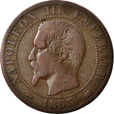 Moneta, Francia, Napoleon III, Napoléon III, 5 Centimes, 1853, Bordeaux, B+