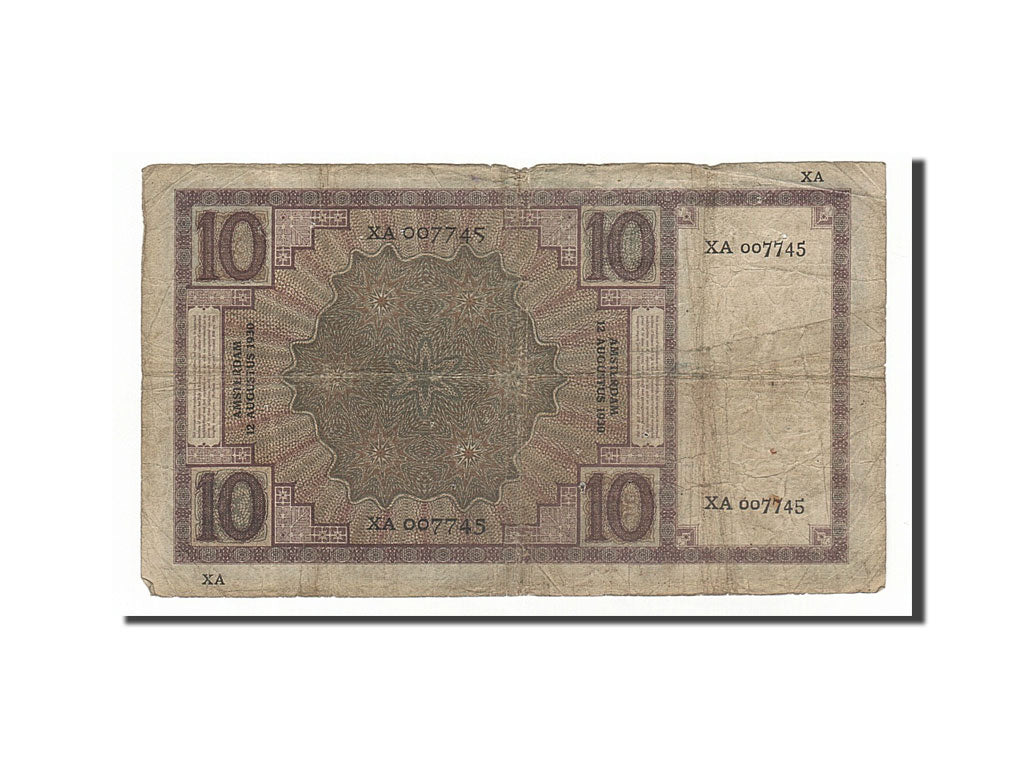 Pays-Bas, 10 Gulden type 1924-29
