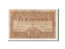 Denmark, 10 Kroner, 1939, KM #31g, VF(20-25), P8430230