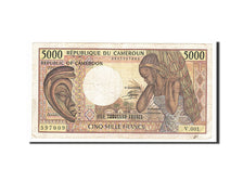Cameroun, 5000 Francs, 1984, KM #22, VG(8-10), V.001