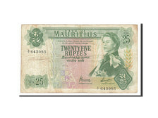 Mauritius, 25 Rupees, 1967, KM #32b, VF(20-25), A/7 643085
