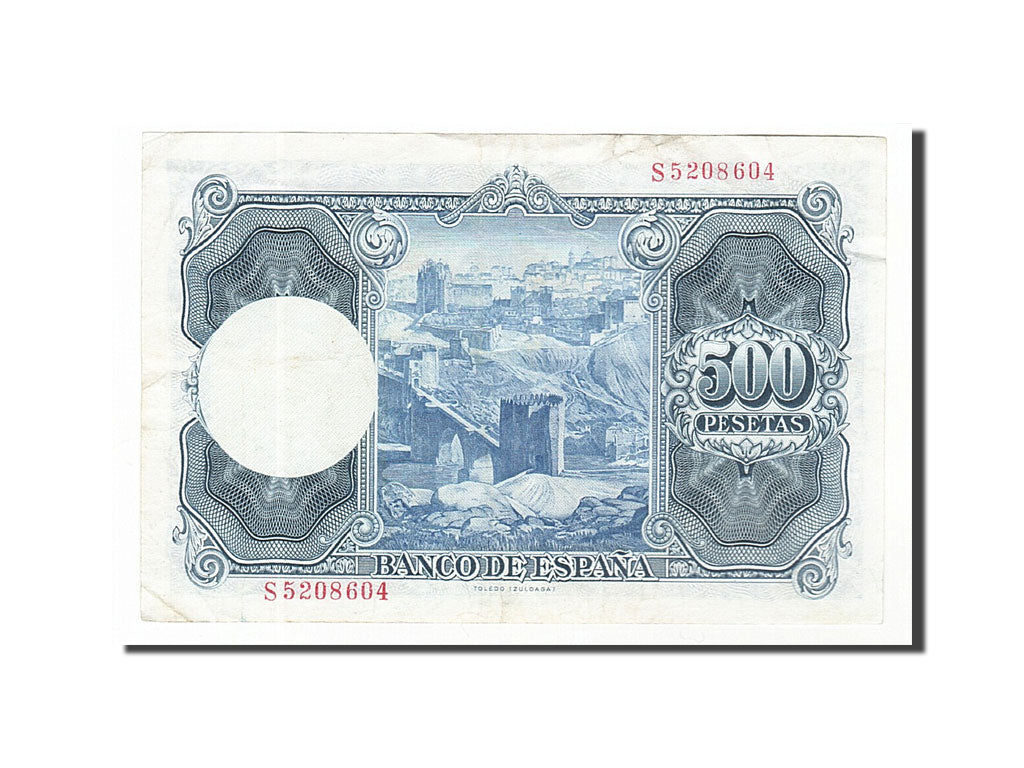 Spain, 500 Pesetas, 1954, KM #148a, 1954-07-22, EF(40-45), S5208604
