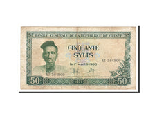 Guinea, 50 Sylis, 1971, KM #18, EF(40-45), AI 584900