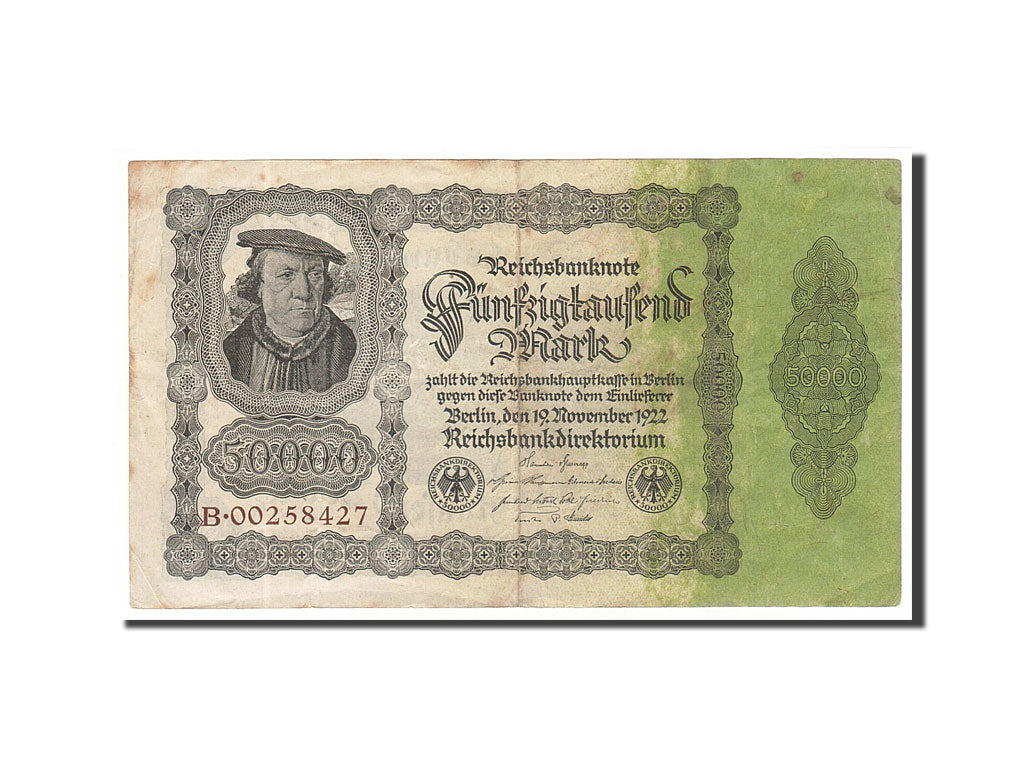 Banknote, Germany, 50,000 Mark, 1922, 1922-11-19, EF(40-45)