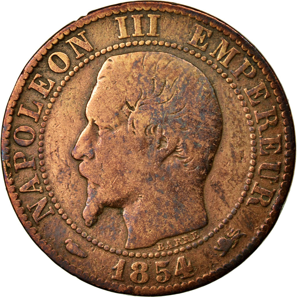Coin, France, Napoleon III, Napoléon III, 5 Centimes, 1854, Lyon, F(12-15)