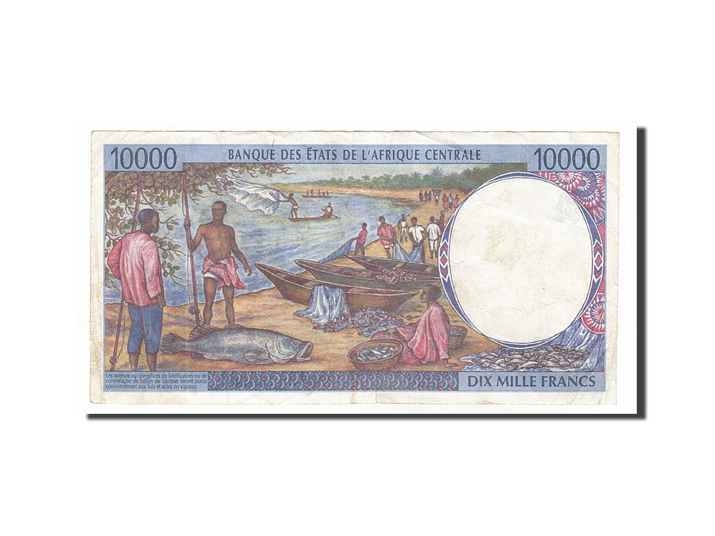 Cameroun, 10 000 Francs type 1994