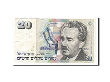 Israel, 20 New Sheqalim, 1993, KM #54c, EF(40-45), 2860912251