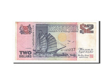 Banknote, Singapore, 2 Dollars, 1990, VF(30-35)