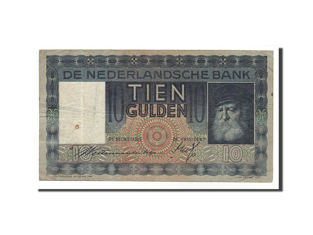 Pays-Bas, 10 Gulden type 1930-33