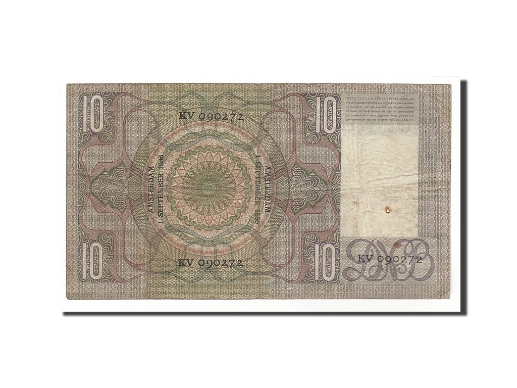 Pays-Bas, 10 Gulden type 1930-33