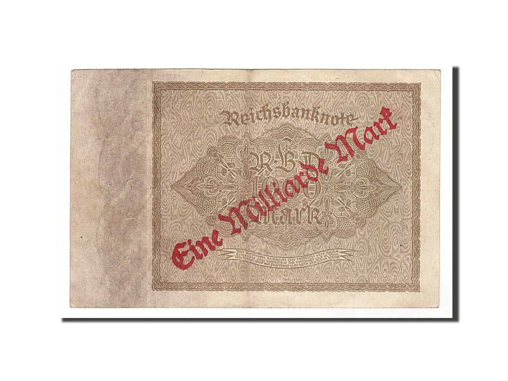 Banknote, Germany, 1 Milliarde Mark on 1000 Mark, 1922, 1922-12-15, EF(40-45)