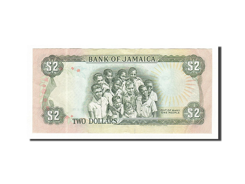 Geldschein, Jamaica, 2 Dollars, 1976, VZ