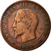 Moneda, Francia, Napoleon III, Napoléon III, 5 Centimes, 1855, Rouen, BC+