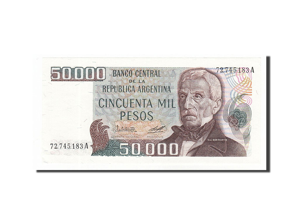 Argentina, 50,000 Pesos, 1979, KM #307, UNC(60-62), 72745183A