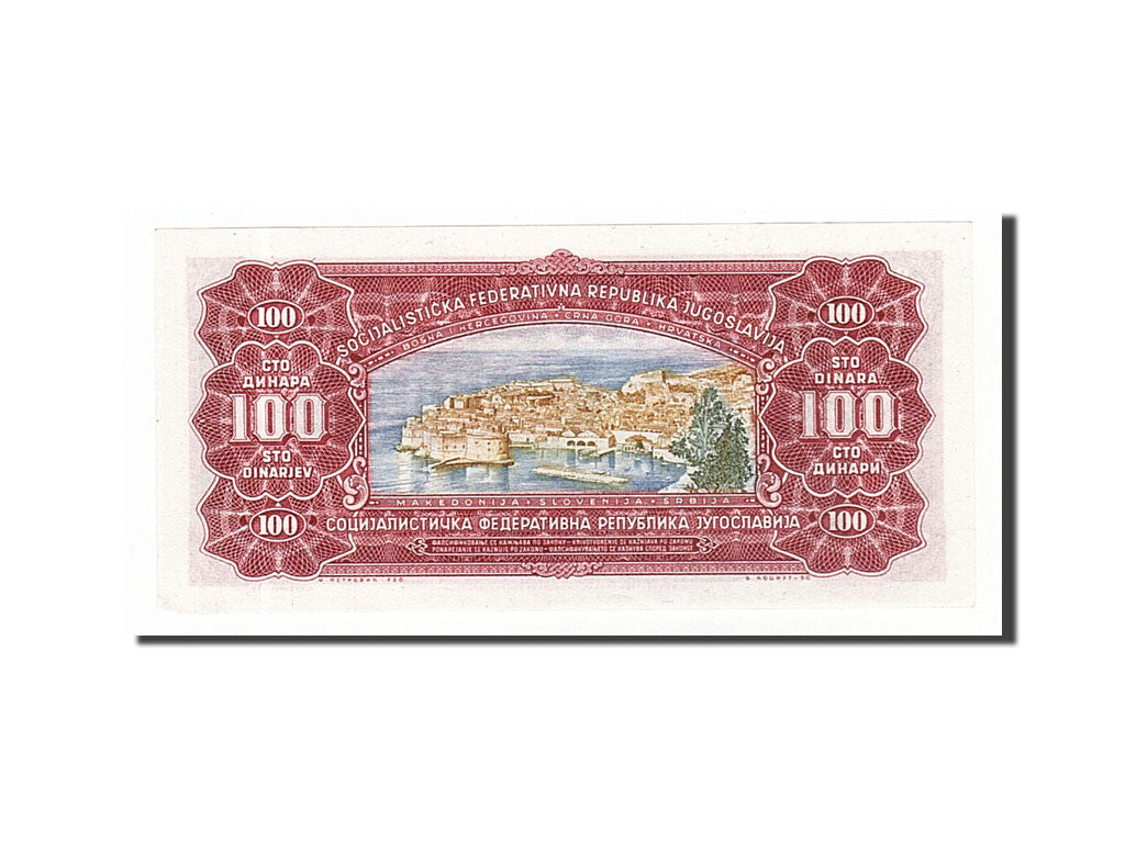 Yugoslavia, 100 Dinara, 1963, KM #73a, 1963-05-01, UNC(60-62), AN002112