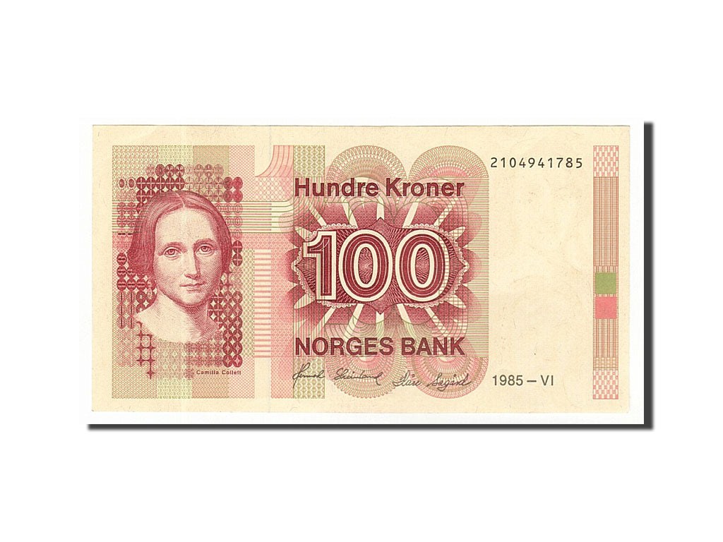 Norway, 100 Kroner, 1987, KM #43c, UNC(60-62), 2104941785