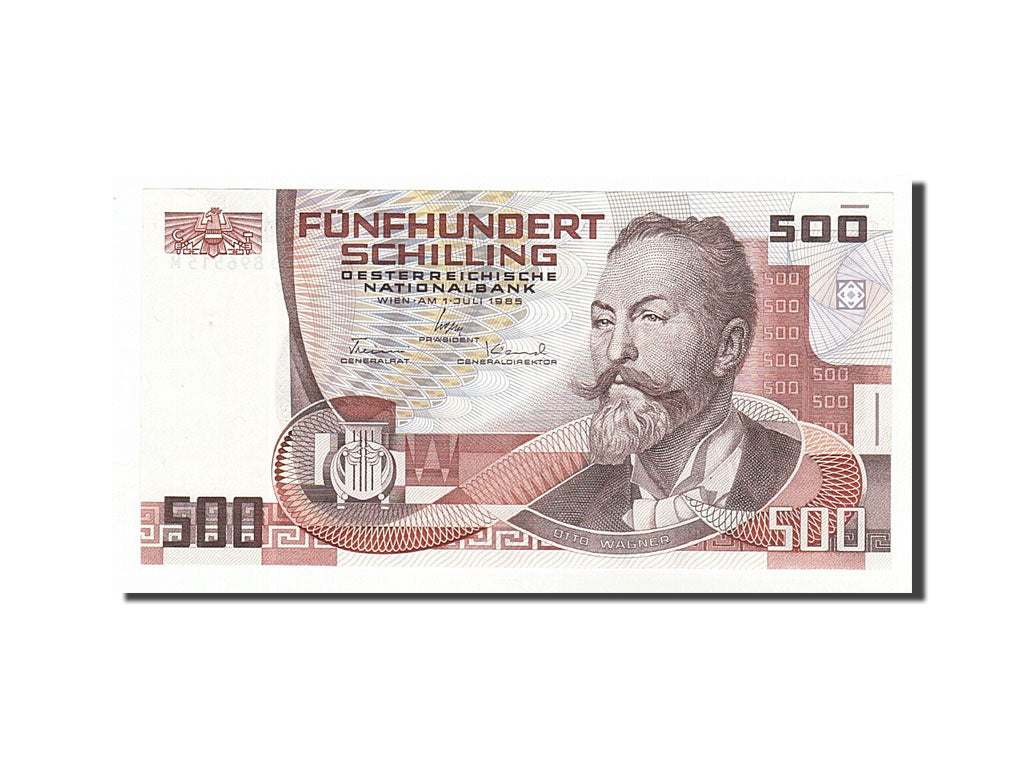 Austria, 500 Schilling, 1985, KM #151, 1985-07-01, UNC(60-62), D896515M