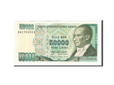 Turkey, 50,000 Lira, 1989, KM #203a, UNC(60-62), A62702624