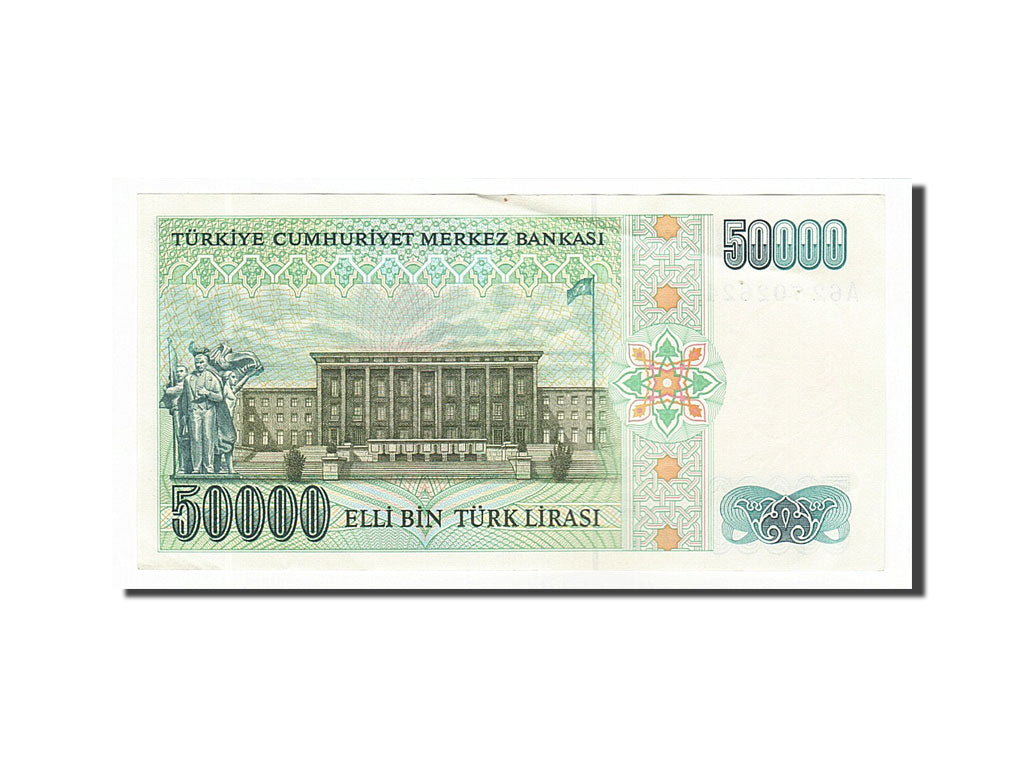 Turkey, 50,000 Lira, 1989, KM #203a, UNC(60-62), A62702624