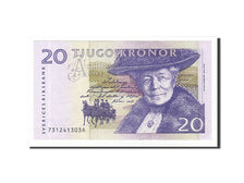Sweden, 20 Kronor, 1997, KM #63a, UNC(60-62), 7312413036