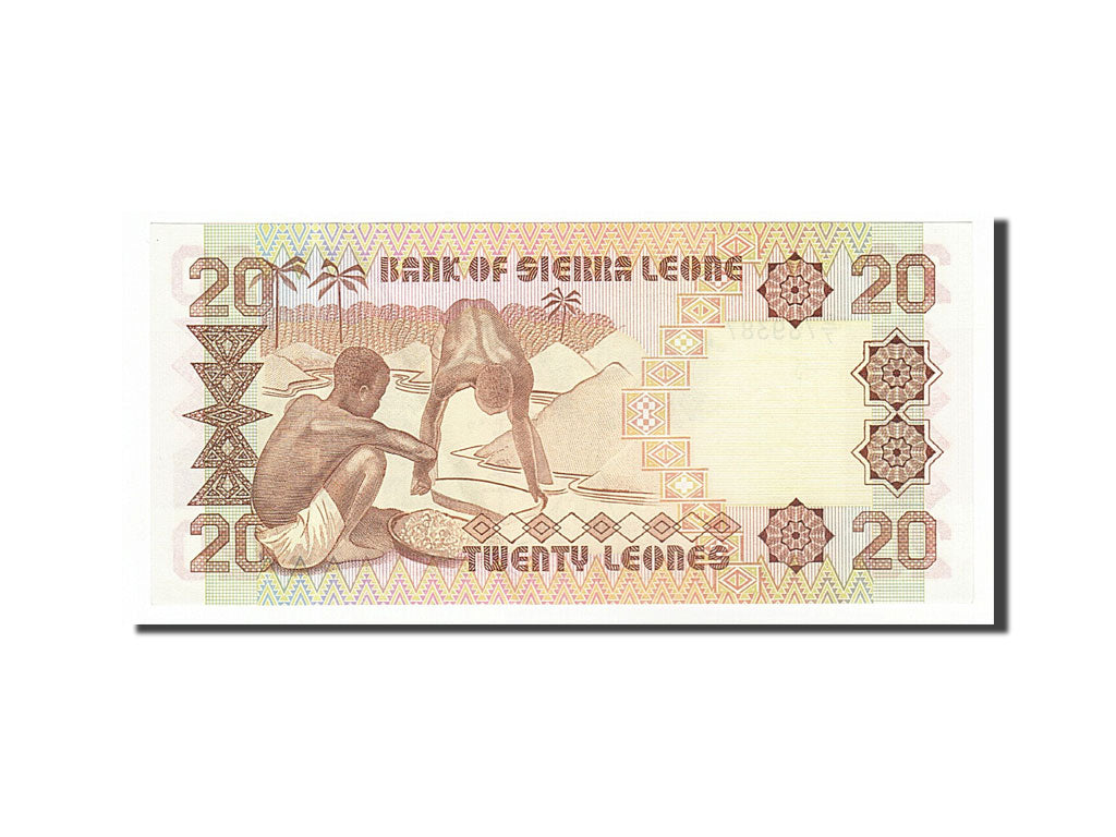 Sierra Leone, 20 Leones, 1988, KM #16, 1988-04-27, UNC(60-62), B/7 789387