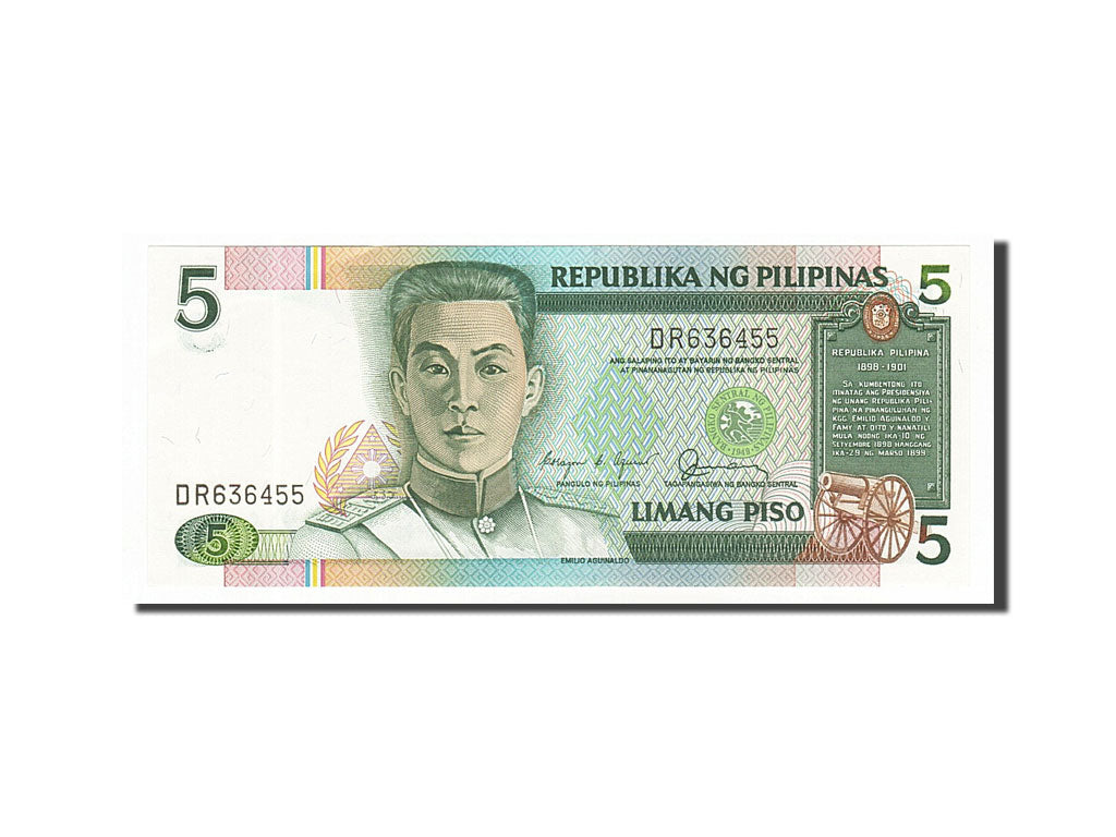 Banknote, Philippines, 5 Piso, 1985, UNC(63)