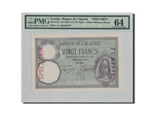 Banknot, Tunisia, 20 Francs, 1296, ND (1914-1941), gradacja, PMG, 2503376-002