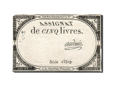 France, 5 Livres, 1793, KM #A76, 1793-10-31, VF(20-25), Lafaurie #171, France,..