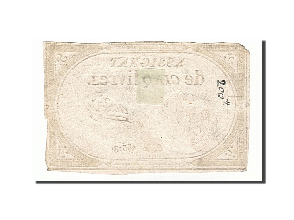 France, 5 Livres, 1793, KM #A76, 1793-10-31, VF(20-25), Lafaurie #171, France,..