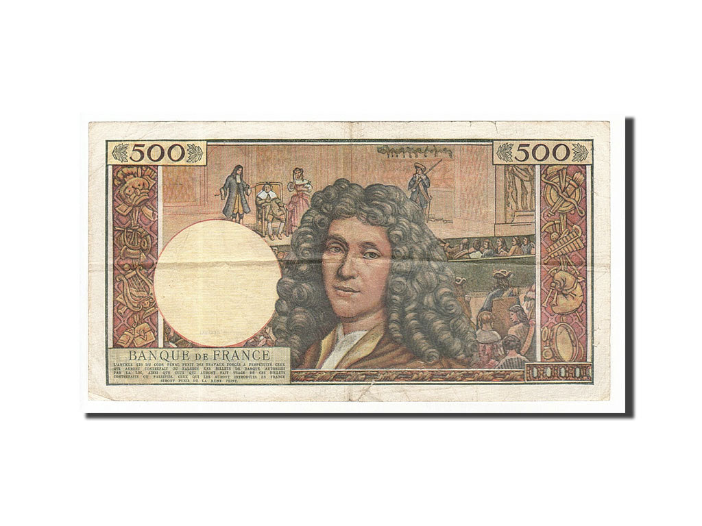 Francia, 500 Nouveaux Francs, 500 NF 1959-1966 ''Molière'', 1964, KM:145a, 1...