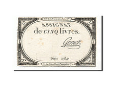 France, 5 Livres, 1793, KM #A76, 1793-10-31, VF(20-25), Lafaurie #171, France,..