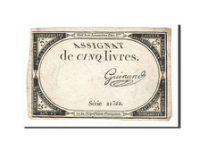 5 Livres type Domaines Nationaux, signé Guinand