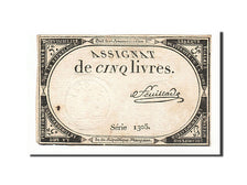 France, 5 Livres, 1793, KM #A76, 1793-10-31, EF(40-45), Lafaurie #171, France,..