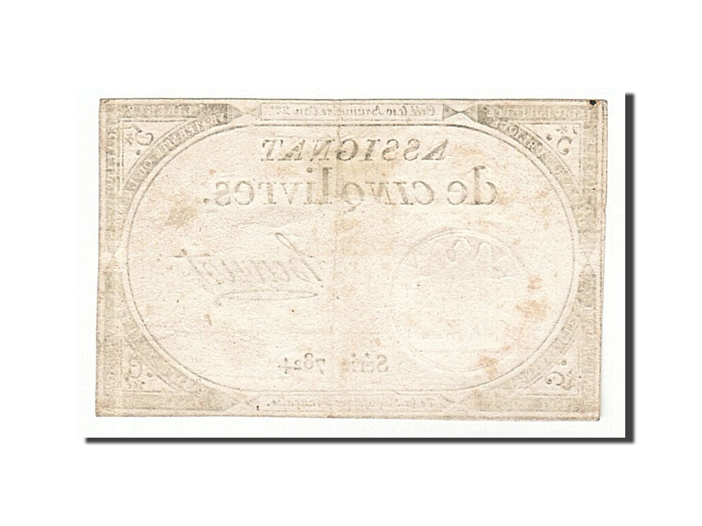 5 Livres type Domaines Nationaux, signé Henriot