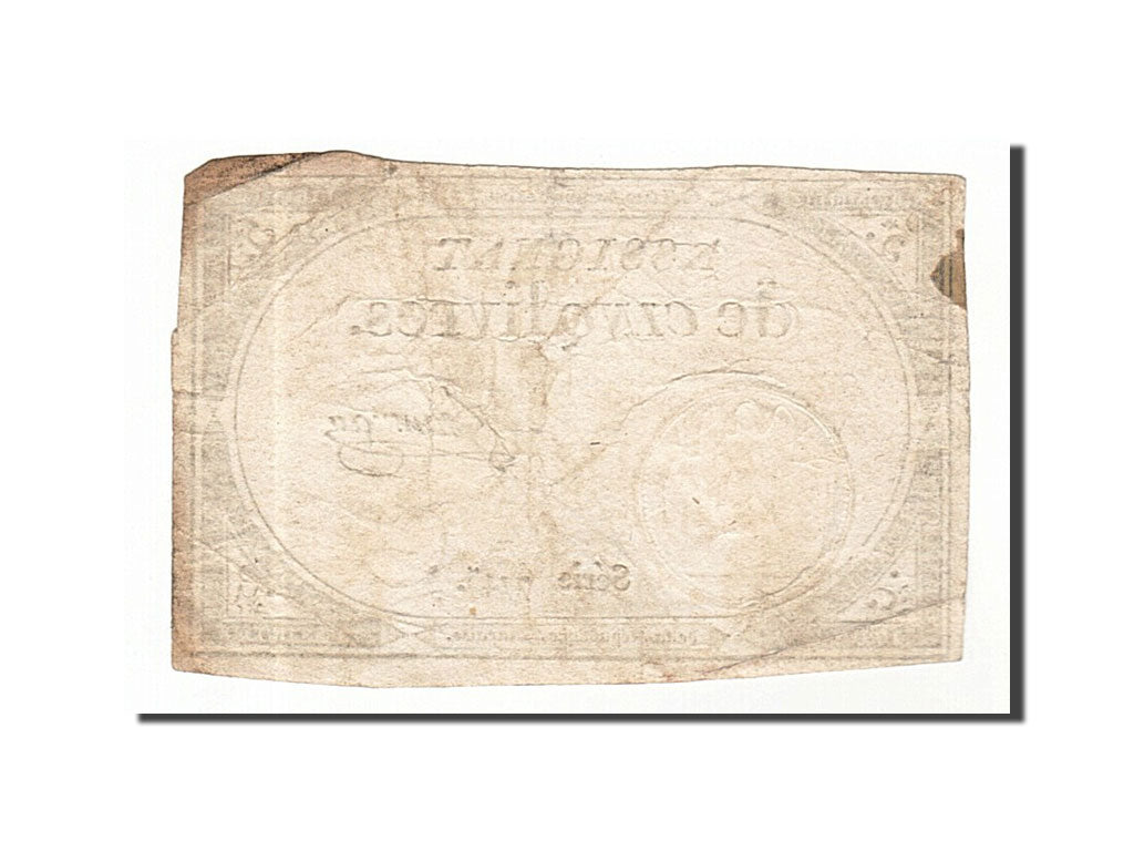 France, 5 Livres, 1793, KM #A76, 1793-10-31, VF(20-25), Lafaurie #171, France,..